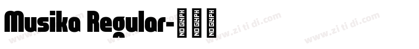 Musika Regular字体转换